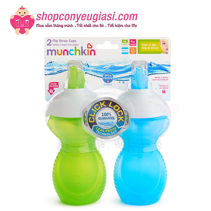 Cốc Ống Hút CL Munchkin MK15424