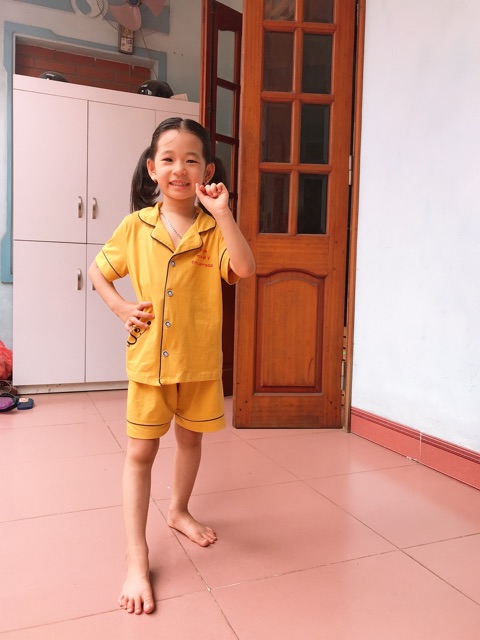 Bộ Pijama Quảng Châu cho bé gái 2-7 tuổi