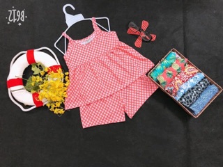 Set 3 bộ 2 dây bé gái from to