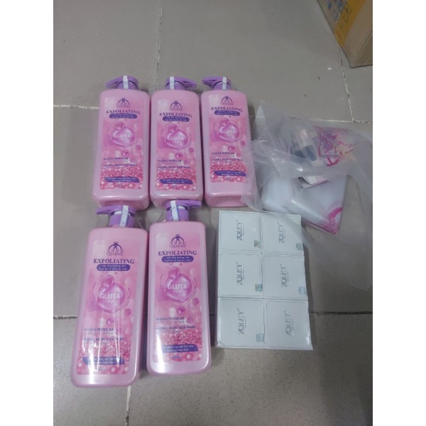 Sữa tắm hương nước hoa cao cấp Exfoliating_chai 900m_chinh hang