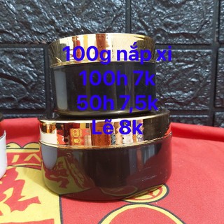 Hủ đựng kem nắp xi 100g