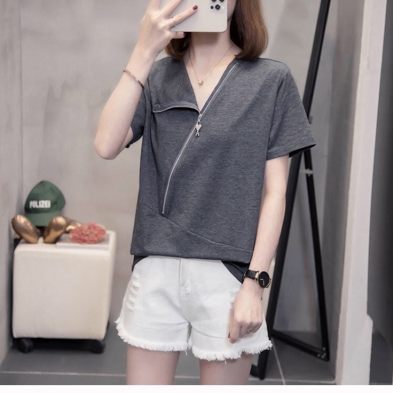 áo thun dây kéo big size tim A size lớn 65-95kg
