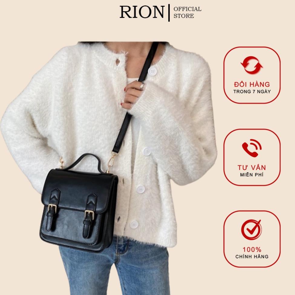 Túi đeo chéo nữ da trơn size nhỡ phong cách 2 ngăn thời trang hàn quốc BL02