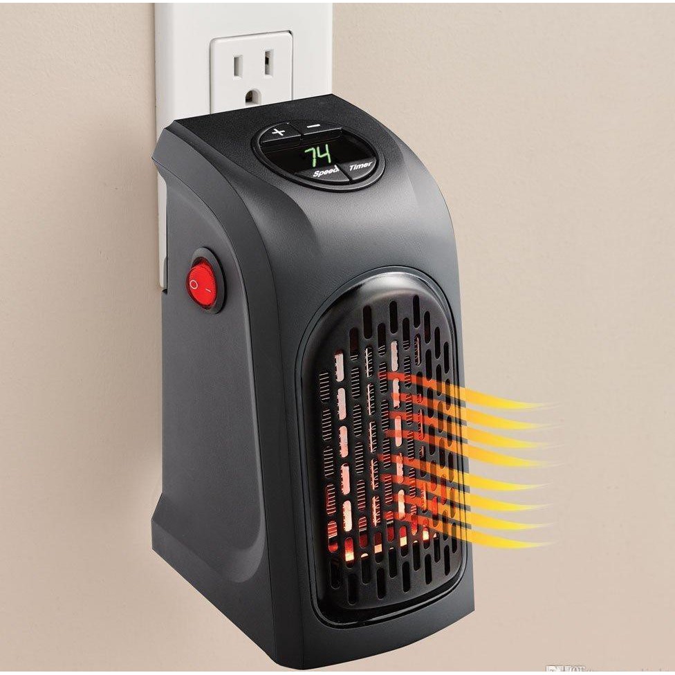 Máy sưởi ẩm cắm điện mini Handy Heater [MÁY SƯỞI VUÔNG]