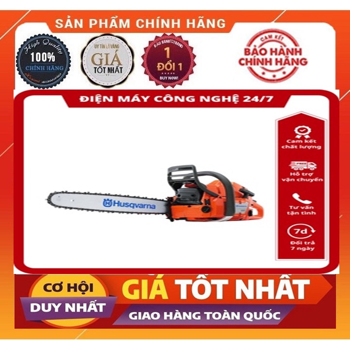 MÁY CƯA XÍCH HUSQARVNA 365 ĐỦ BỘ LAM XÍCH 50 CÔNG SUẤT LỚN HIỆU QUẢ bảo hành 12 tháng.