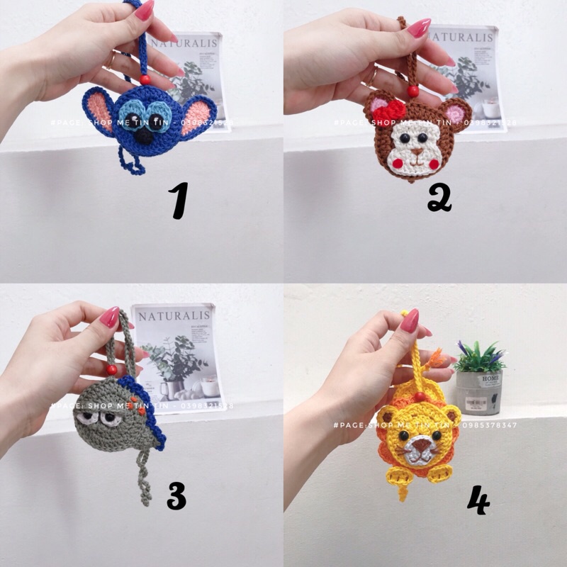 Túi len móc cho bé - ( túi tỏi)