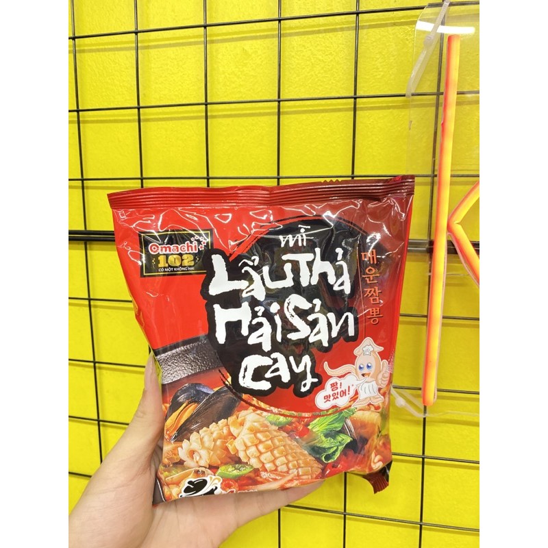 Mì Lẩu thả hải sản cay Omachi102 gói 108g