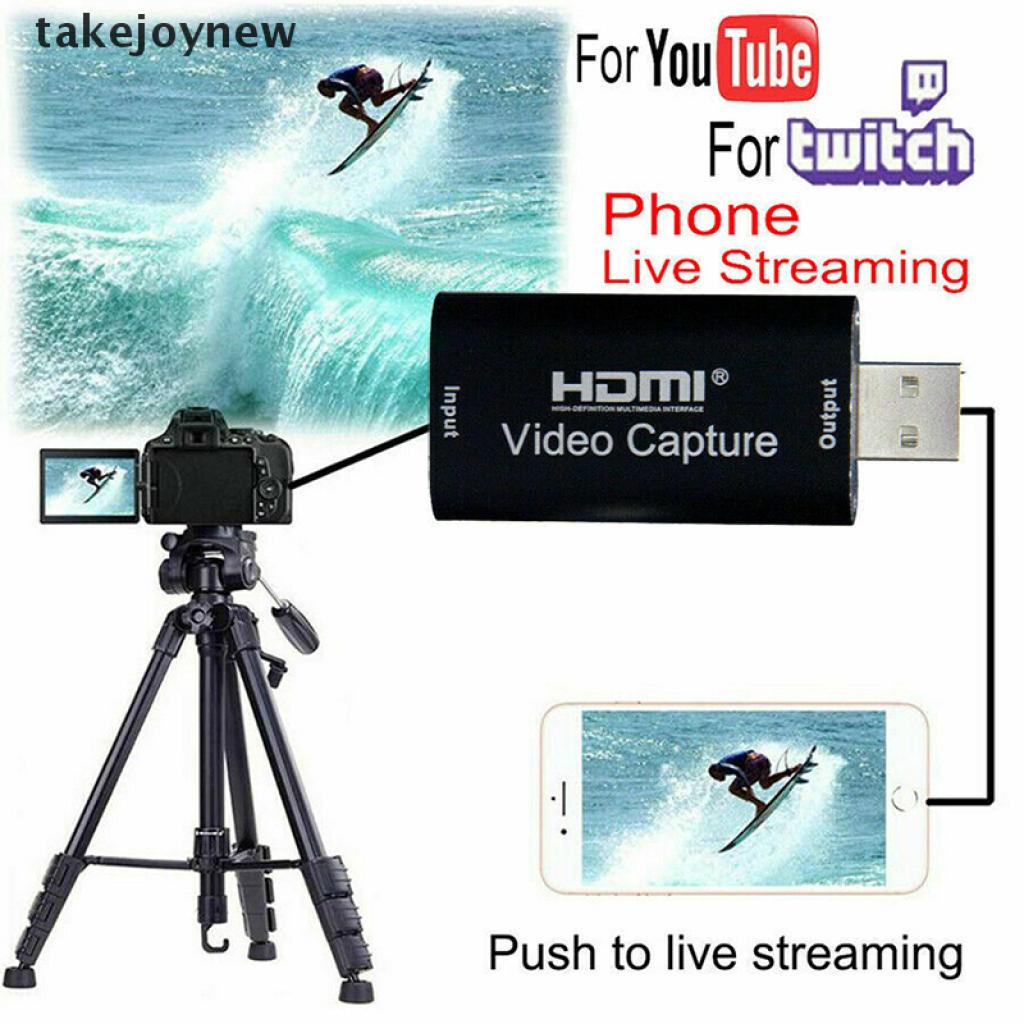 Thẻ Chuyển Đổi Video Hdmi Sang Usb 1080p Cho Game / Live Stream