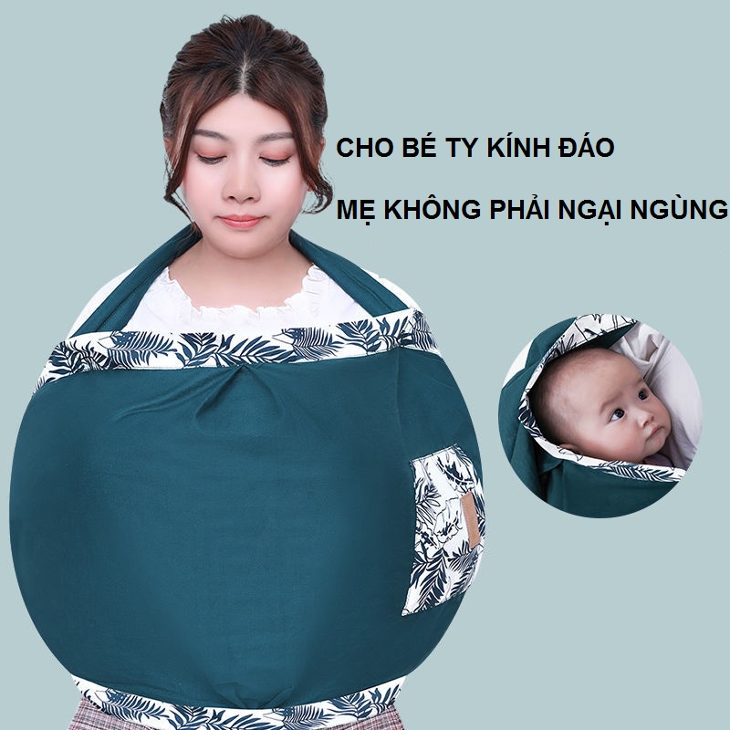 [VẢI COTTON] Địu vải cotton đa năng ,địu em bé sơ sinh từ 0-36 tháng,đai địu bé phía trước  tiện lợi