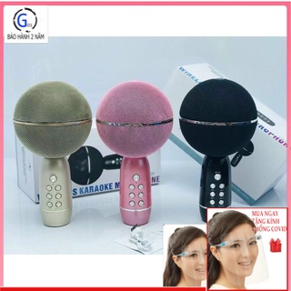 Micro hát karaoke bluetooth YS-08(màu hồng)