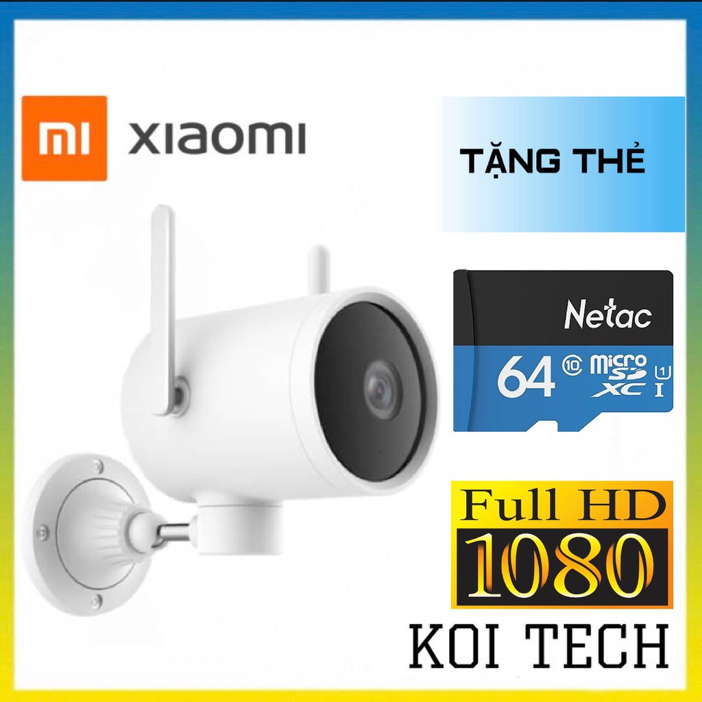 Camera ngoài trời wifi ip chống nước xiaomi xiaobai N1 full hd 4.0mp - camera an ninh xiaomi xiaobai n1 - vienthonghn