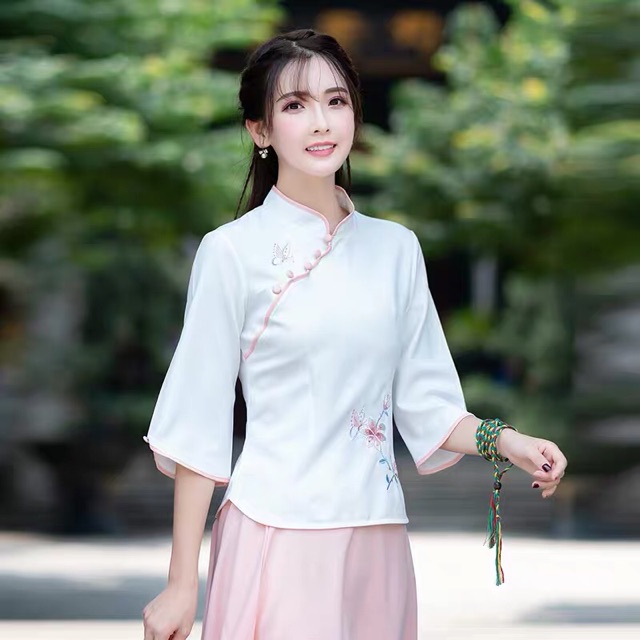 Áo sườn xám, ảnh thật.