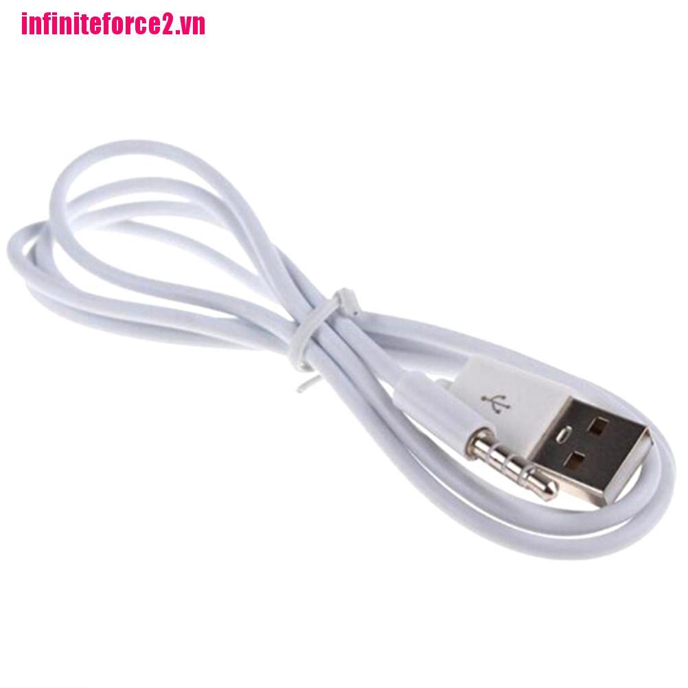 Cáp Chuyển Đổi Âm Thanh 3.3f 3.5mm Aux Sang Usb 2.0 Chuyên Dụng