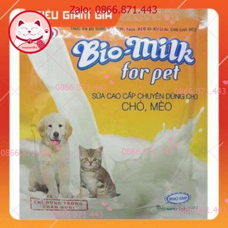 ⚡𝐅𝐑𝐄𝐄𝐒𝐇𝐈𝐏⚡ [GIẢM GIÁ] Sữa Bột Cao Cấp Dùng Cho Chó Mèo Bio Milk 100gr (Date mới) - petshop số 01