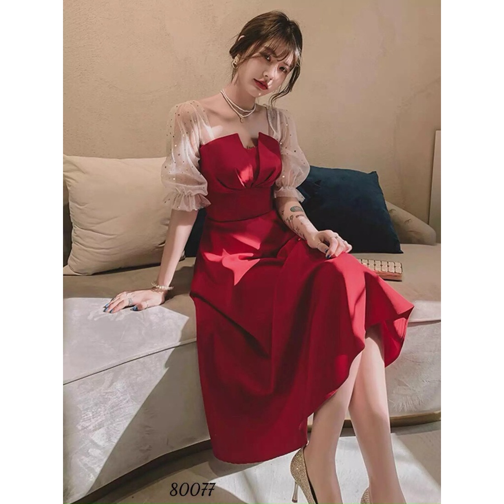 ĐẦM SUÔNG NỮ DỰ TIỆC CỰC HOT SANG CHẢNH QUÝ PHÁI THỜI TRANG TINH TẾ