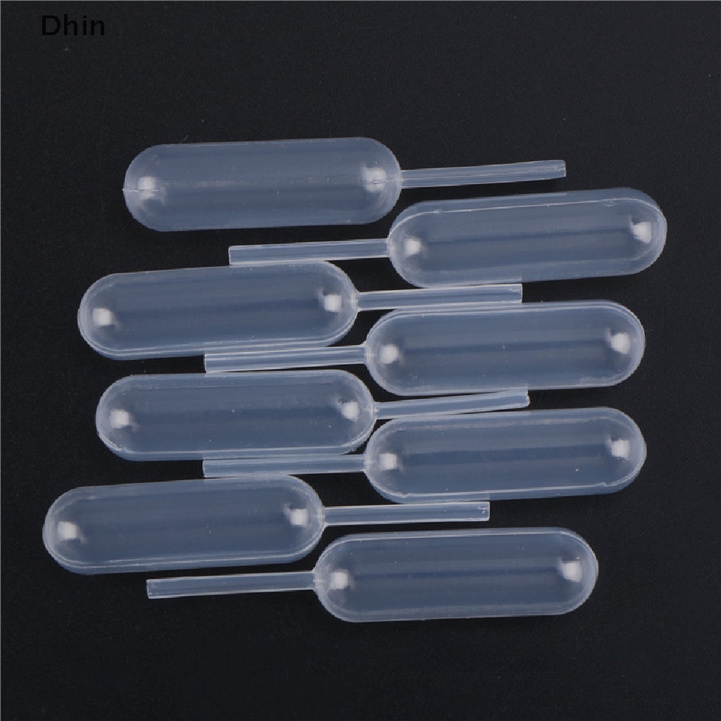 Set 100 Ống Nhựa Nhỏ Giọt 4ml Dùng Một Lần Chuyên Dụng Cho Làm Bánh Cupcake