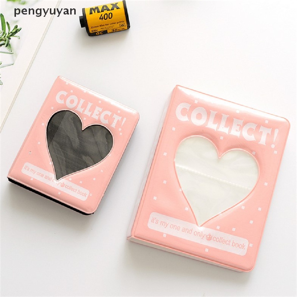 [pengyuyan] Album Sưu Tầm Thẻ Ảnh Rỗng Tròn Họa Tiết Ngôi Sao Hoạt Hình