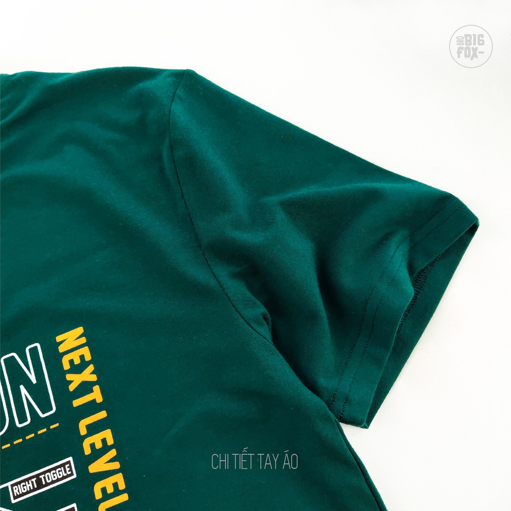 Bộ Quần Áo Bé Trai Cộc Tay Size Đại BigFox Miss Meow Mùa Hè Chất Liệu Cotton In họa tiết GAME ON Size 12,13,14,15 Tuổi