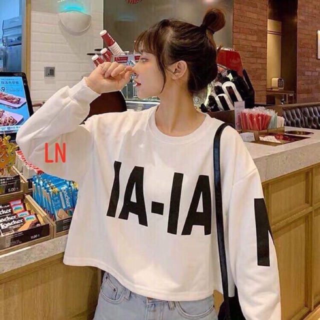 Áo croptop IA dài tay LNG1019