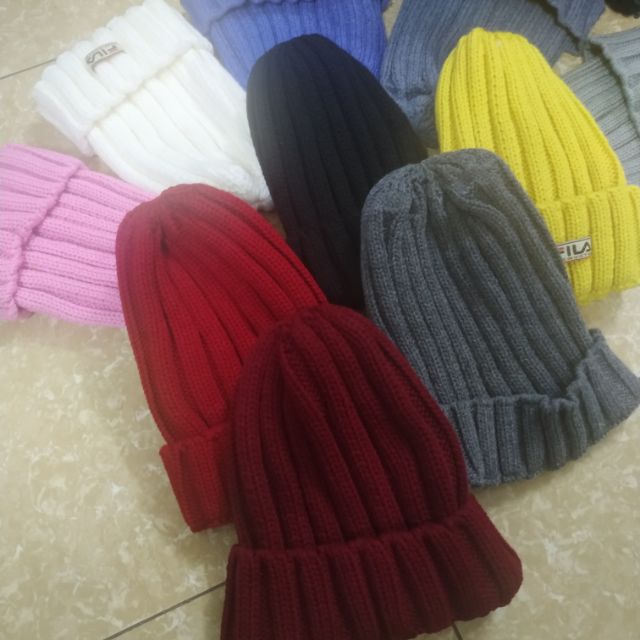 Mũ beanie len gân, phong cách Hàn Quốc