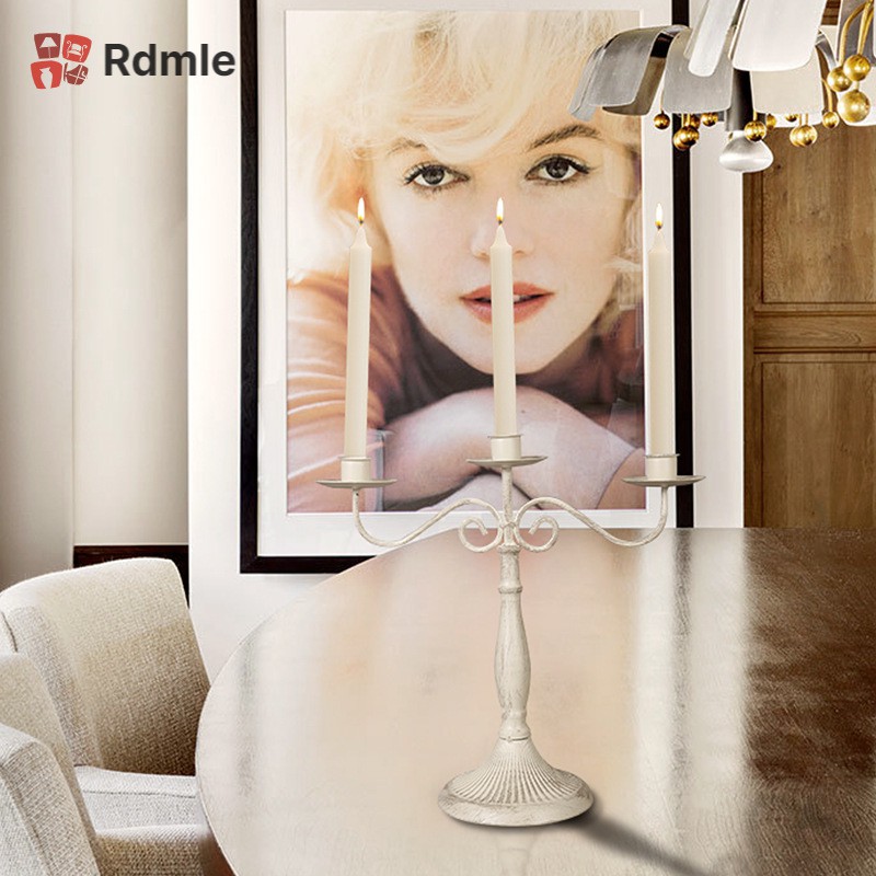 Đế để nến trang trí phong cách châu Âu sang trọng