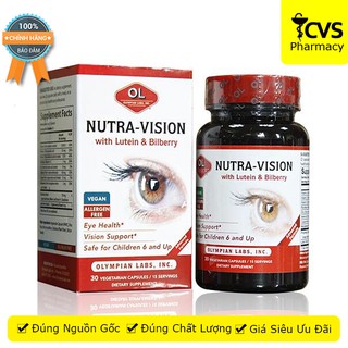 Viên Bổ Mắt NUTRA VISION Hỗ Trợ Bảo Vệ & Kéo Dài Thị Lực Mắt cvspharmacy