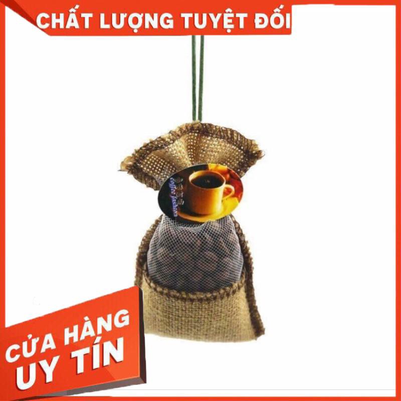 [Xả kho + free ship] Túi treo cà phê trên oto kèm tinh dau thơm