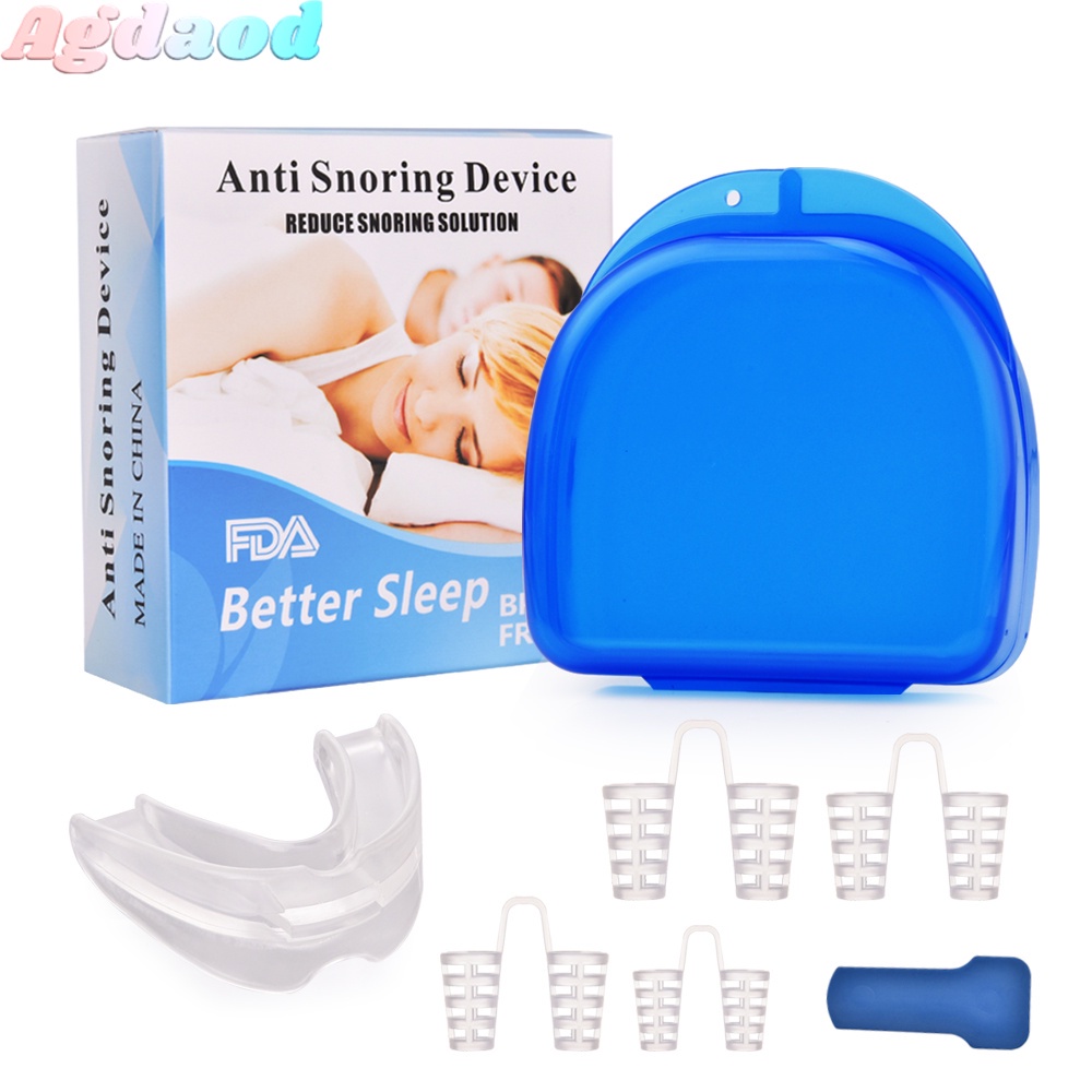 Dụng Cụ Bảo Vệ Răng Chống Ngáy Bằng Silicone Tiện Dụng