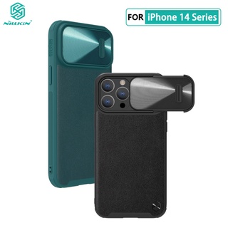 Ốp lưng iPhone14 Pro Max NILLKIN CamShield S Da Trượt Bảo vệ máy ảnh TPU + PC Ốp lưng cho iPhone 14 Plus