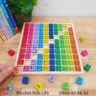 Đồ Chơi Giáo Dục - Bảng Tính Cửu Chương - Giáo Cụ Dạy Học