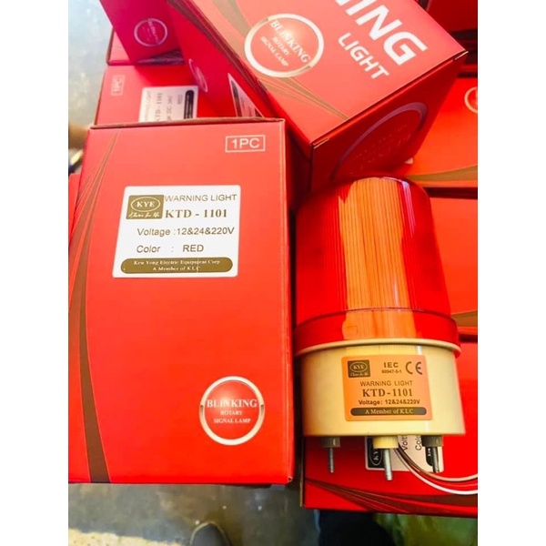 Đèn Quay Cảnh Báo,Đèn Quay Cảnh Báo Công Trường Có Còi & Không Còi Dây 3in1 12V 24V 220V