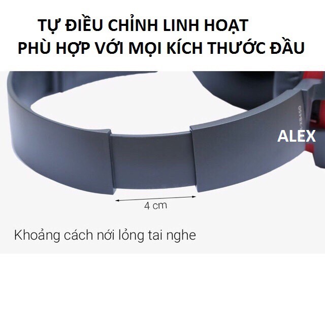 [phù hợp học trực tuyến]Tai nghe chụp tai có mic, dây chống đứt, dùng cho máy tính và điện thoại chính hãng