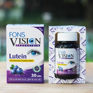 Viên uống bổ mắt ❤️LUTEIN❤️ Sáng mắt,tăng cường thị lực ✔️️️ Đẩy lùi thoái Hóa Điểm Vàng Fons Vision (30 viên)