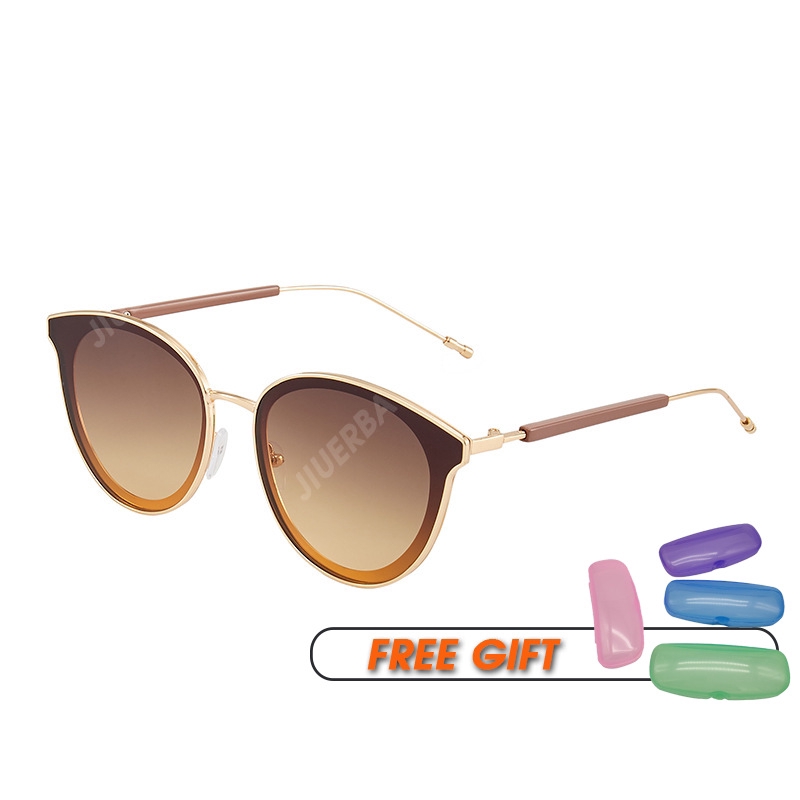 Kính Mát Mắt Mèo Chống Tia Uv Phong Cách Hàn Quốc Cho Nữ