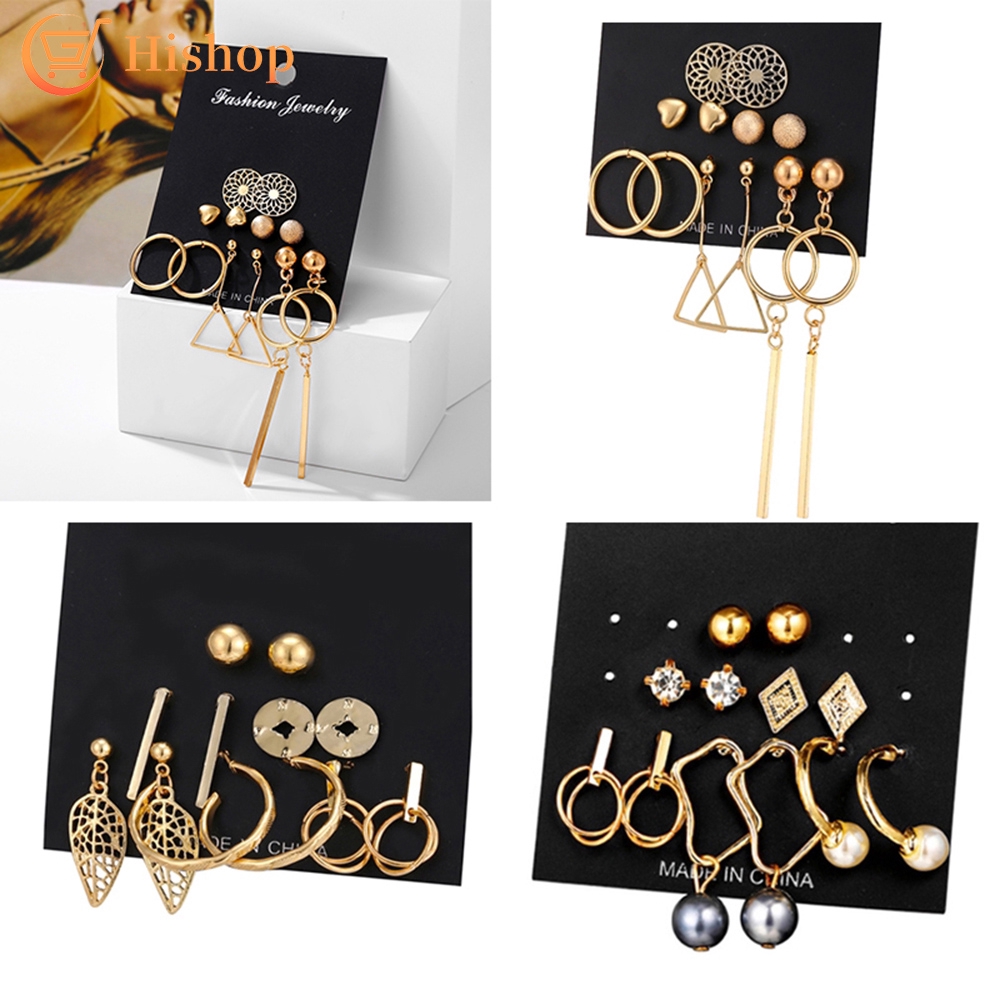 Bộ khuyên tai thời trang sang trọng cho nữ