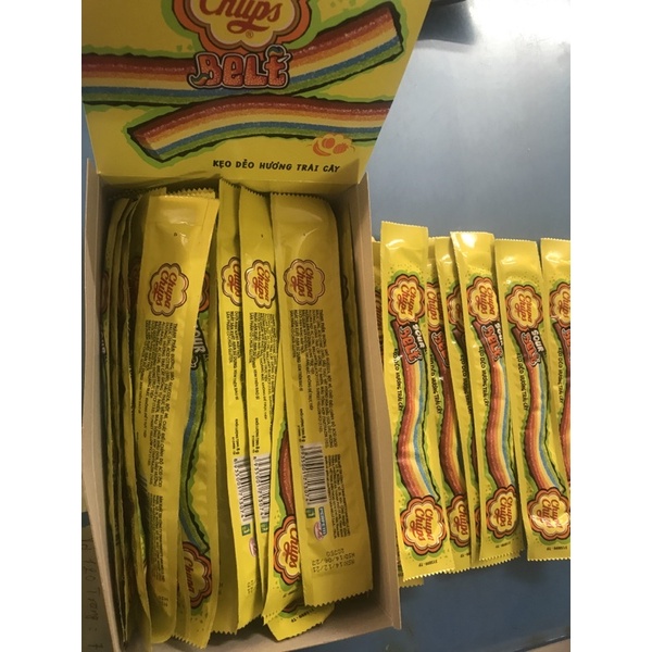 Kẹo dẻo chupa chups cầu vồng hương trái cây 1met