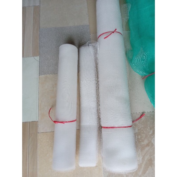 Lưới chặn côn trùng khổ 1m, 1,5m màu trắng mắt 0,5mm, 0,8mm , Lưới phơi thóc, lạc, Phơi Nông sản, lưới sàng cát