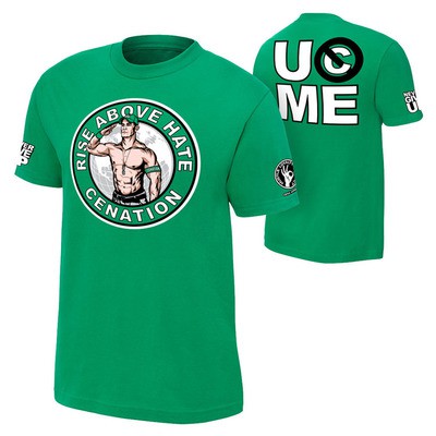 Áo phông WWE John Cena "Rise Above Hate" xanh