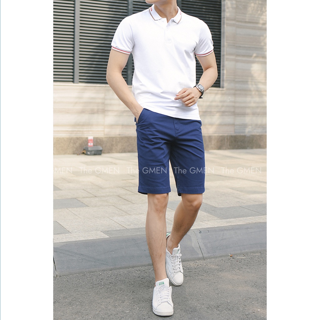 Áo Polo nam The GMEN Lined - Mix Polo Shirt phong cách thể thao, năng động