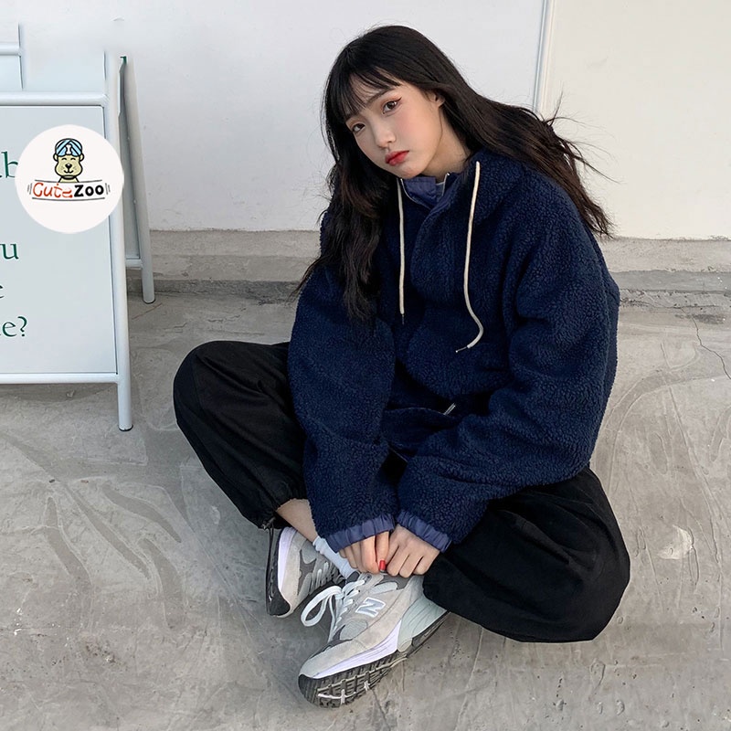 Áo khoác lông BULL Hàn Quốc hot trend - CUTEZOO