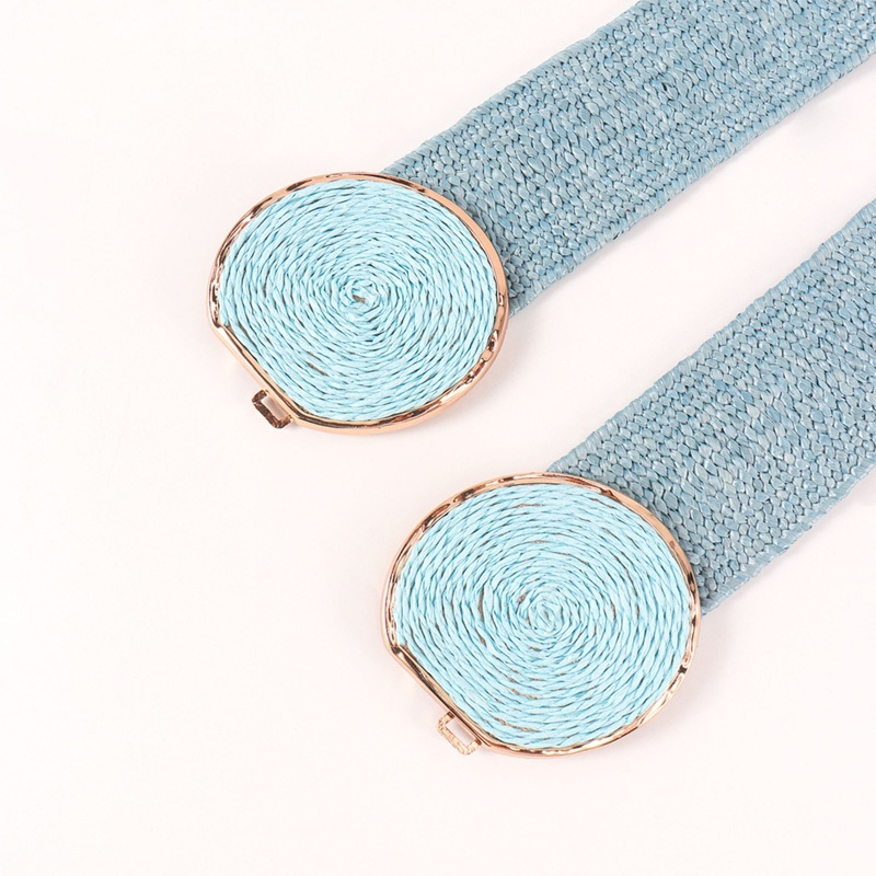 Thắt Lưng Đan Rơm Co Giãn Thời Trang Cho Nữ