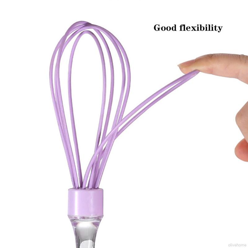 Dụng cụ đánh trứng cầm tay bằng silicon tiện dụng chất lượng cao
