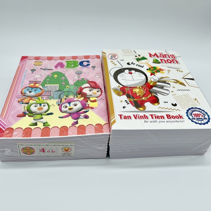 [Tập học sinh 96 trang] măng non tân vĩnh tiến 96 trang - 4 ô ly