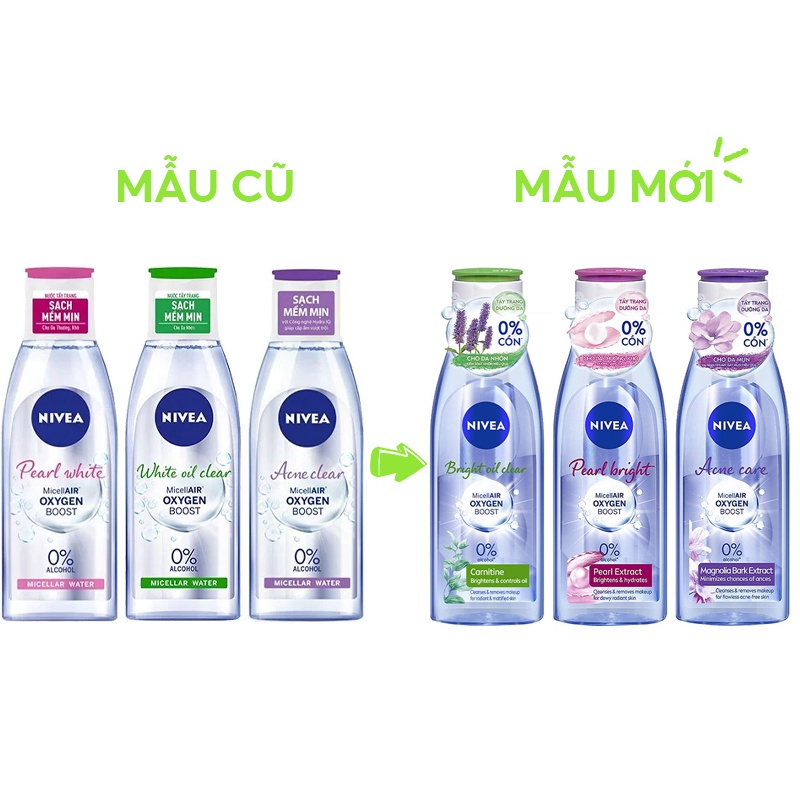 Nước Tẩy Trang Làm Sạch Sâu, Mềm Mịn Da Nivea Micellar Water