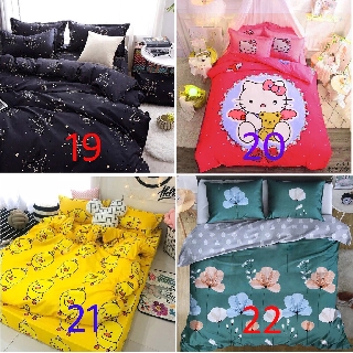 Bộ ga kèm đôi vỏ gối poly cotton siêu ngộ nghĩnh PLX002 m6/m8
