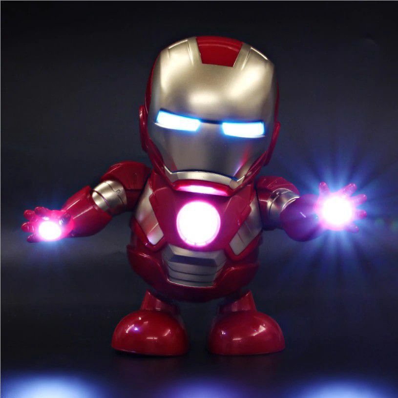 Mô Hình Nhân Vật Iron Man Có Đèn Led Và Âm Thanh