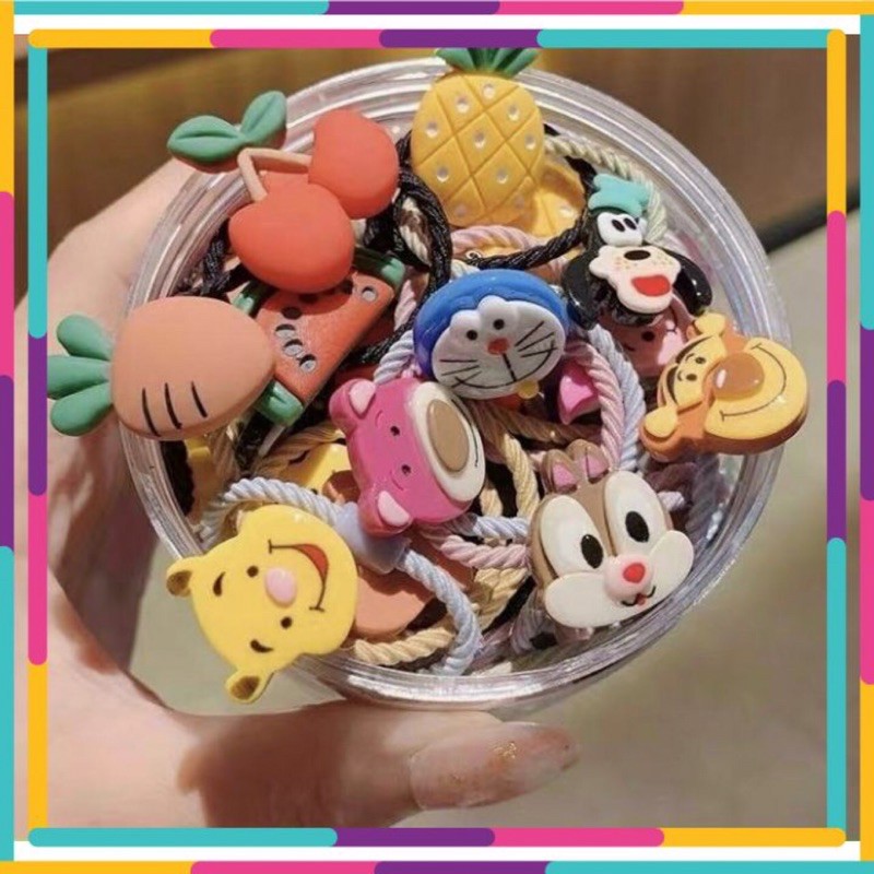 dây buộc tóc 30 chi tiết phong cách Hàn Quốc