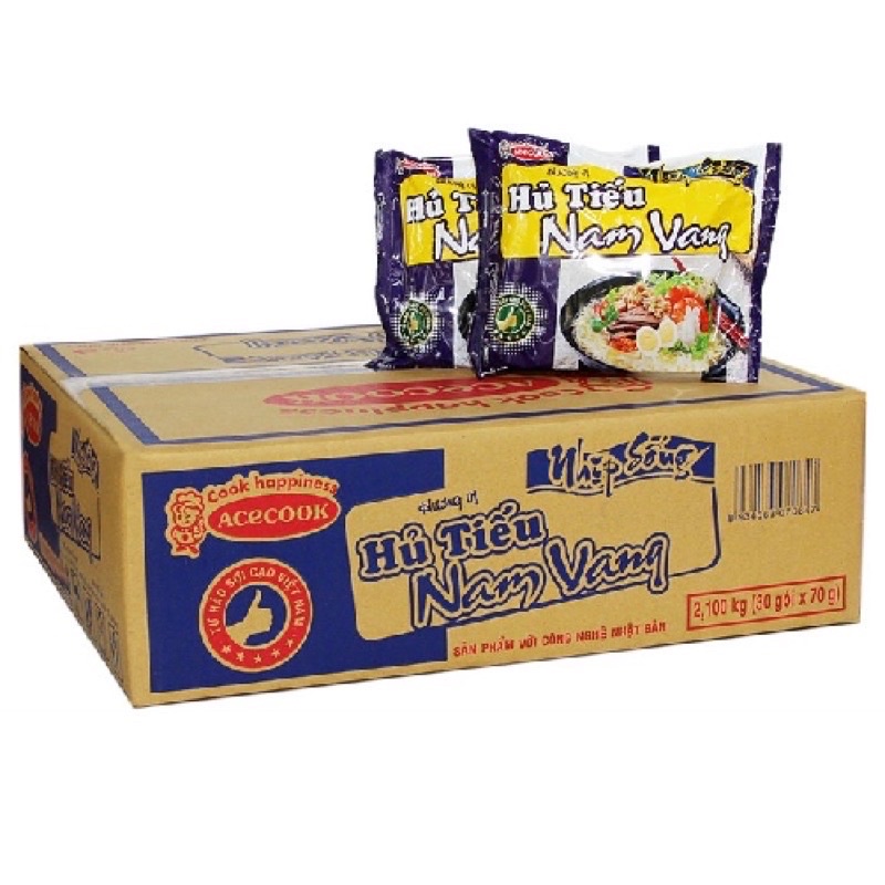 hủ tiếu nam vang - sườn heo Nhịp sống- thùng 30 gói- ship Now quận 6