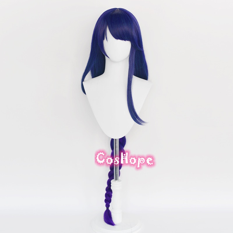 Bộ Tóc Giả Từ Sợi Tổng Hợp Chịu Nhiệt Dùng Hóa Trang Nhân Vật Baal Raiden Shogun