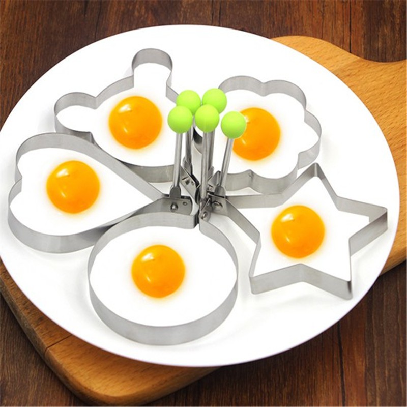 Khuôn inox tạo hình trứng, bánh rán dày dặn (n5)
